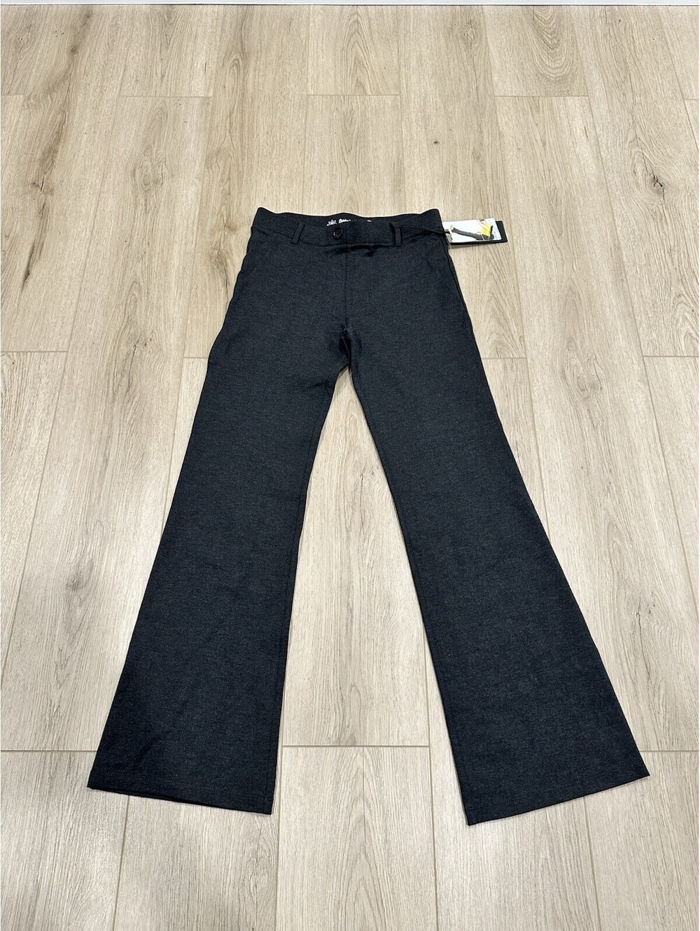 NWT Betabrand Classic Dress Pant Yoga Pant Women's Small Petite Grey Boot Cut
